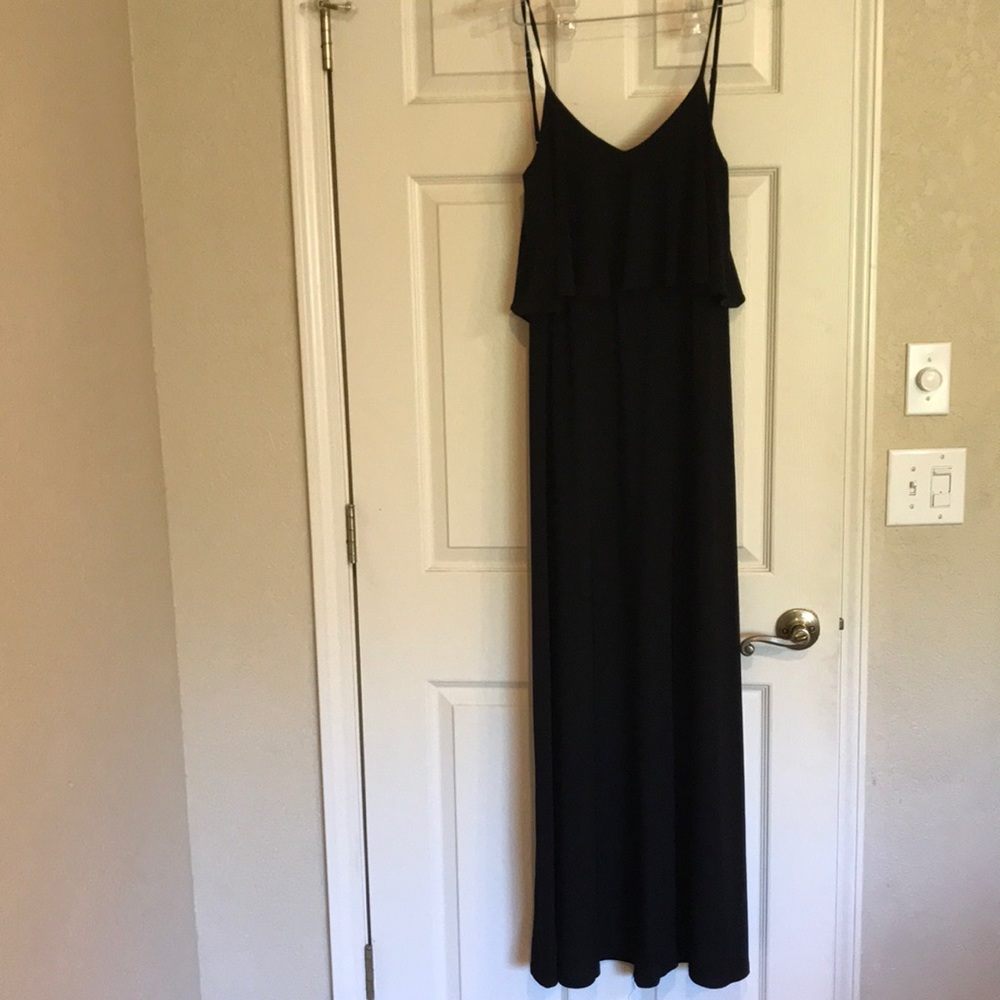 EUC Long Black Dress (M)